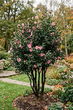 Camellia sasanqua 'Kanjiro' Mehrstämmig