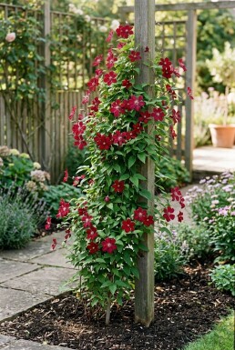 Clematis 'Madame Julia Correvon' Stab