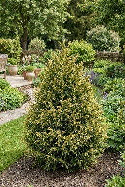 Cryptomeria japonica 'Kyara Gold' Strauch