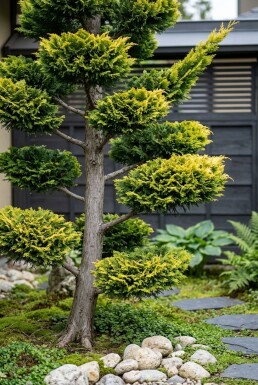 Cuprocyparis leylandii 'Gold Rider' Bonsai