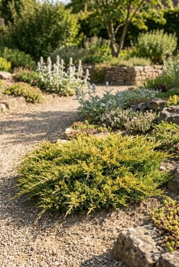 Juniperus horizontalis 'Golden Carpet' Strauch