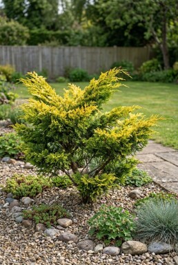 Juniperus pfitzeriana 'Gold Star' Strauch