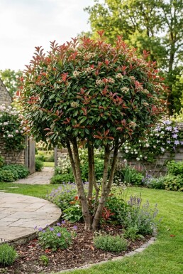 Photinia fraseri 'Carré Rouge' Mehrstämmig