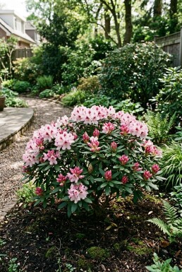 Rhododendron yakushimanum 'Tina Heinje' Strauch