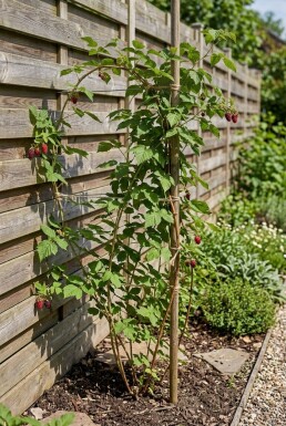 Rubus loganobaccus gestützt