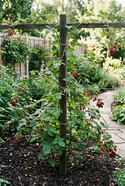 Rubus loganobaccus 'Loganberry' Stämmchen