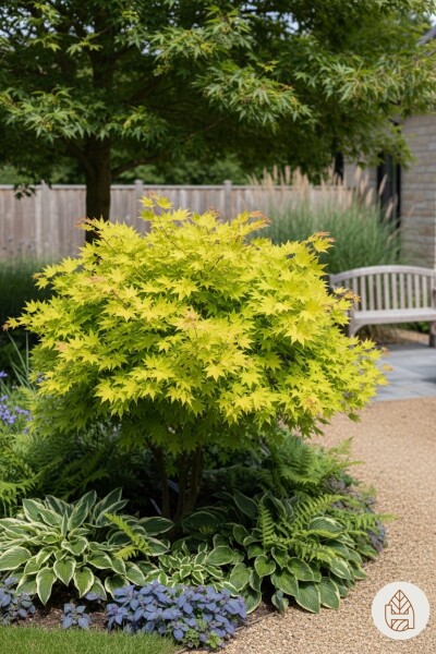 Acer shirasawanum 'Jordan' Strauch 60-80 cm