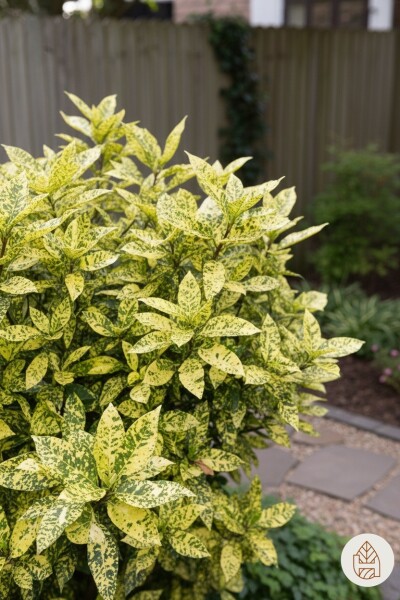 Aucuba japonica 'Crotonifolia' Strauch 30-40 cm