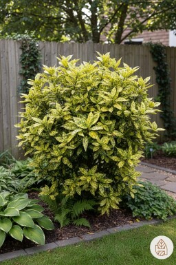 Aucuba japonica 'Crotonifolia' Strauch 30-40 cm