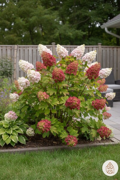 Hydrangea quercifolia 'Ruby Slippers' Strauch 40-50 cm