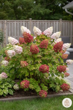 Hydrangea quercifolia 'Ruby Slippers' Strauch 40-50 cm