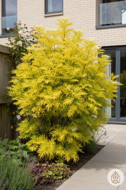 Sambucus nigra 'Golden Tower' Strauch 30-40 cm