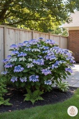 Hydrangea macrophylla 'Mariesii Perfecta' Strauch