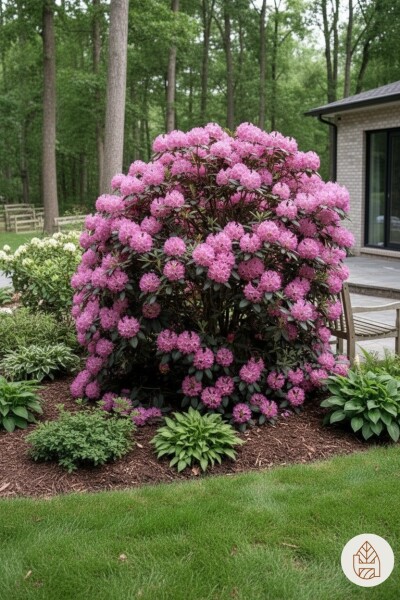 Rhododendron 'Roseum Elegans' Strauch 50-60 cm