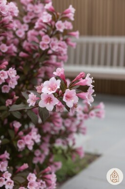 Weigela florida 'Nana Purpurea' Strauch 40-50 cm