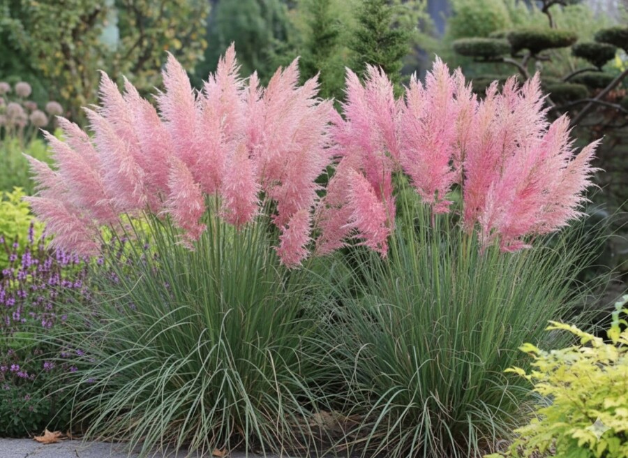 Pampasgras Cortaderia selloana 'Rosea' 5-10 Topf P9 Cortaderia selloana 'Rosea'