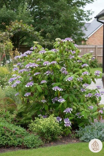 Hydrangea aspera 'Sargentiana' Strauch 60-80 cm