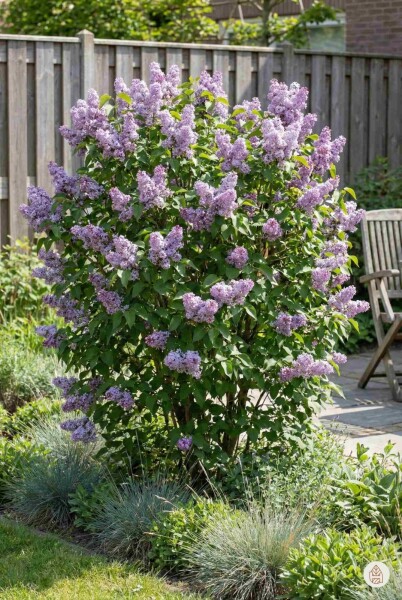 Syringa vulgaris 'Michel Buchner' Strauch 125-150 cm