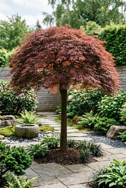 Acer palmatum 'Tamukeyama' Halbstamm 90 cm Stammhöhe C10