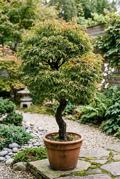 Acer palmatum 'Shishigashira' Halbstamm 90 cm C10