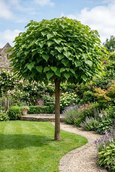 Catalpa bignonioides 'Nana' Halbstamm 150 cm C15
