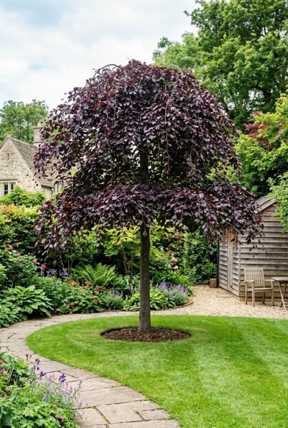 Fagus sylvatica 'Rohan Weeping' Halbstamm 120 cm C10
