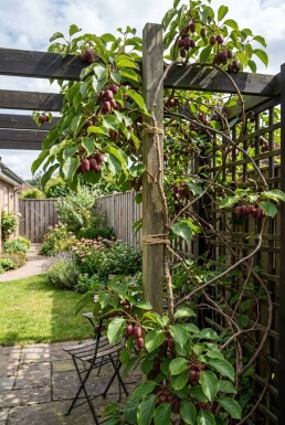 Actinidia arguta 'Ken's Red' Gestäbt
