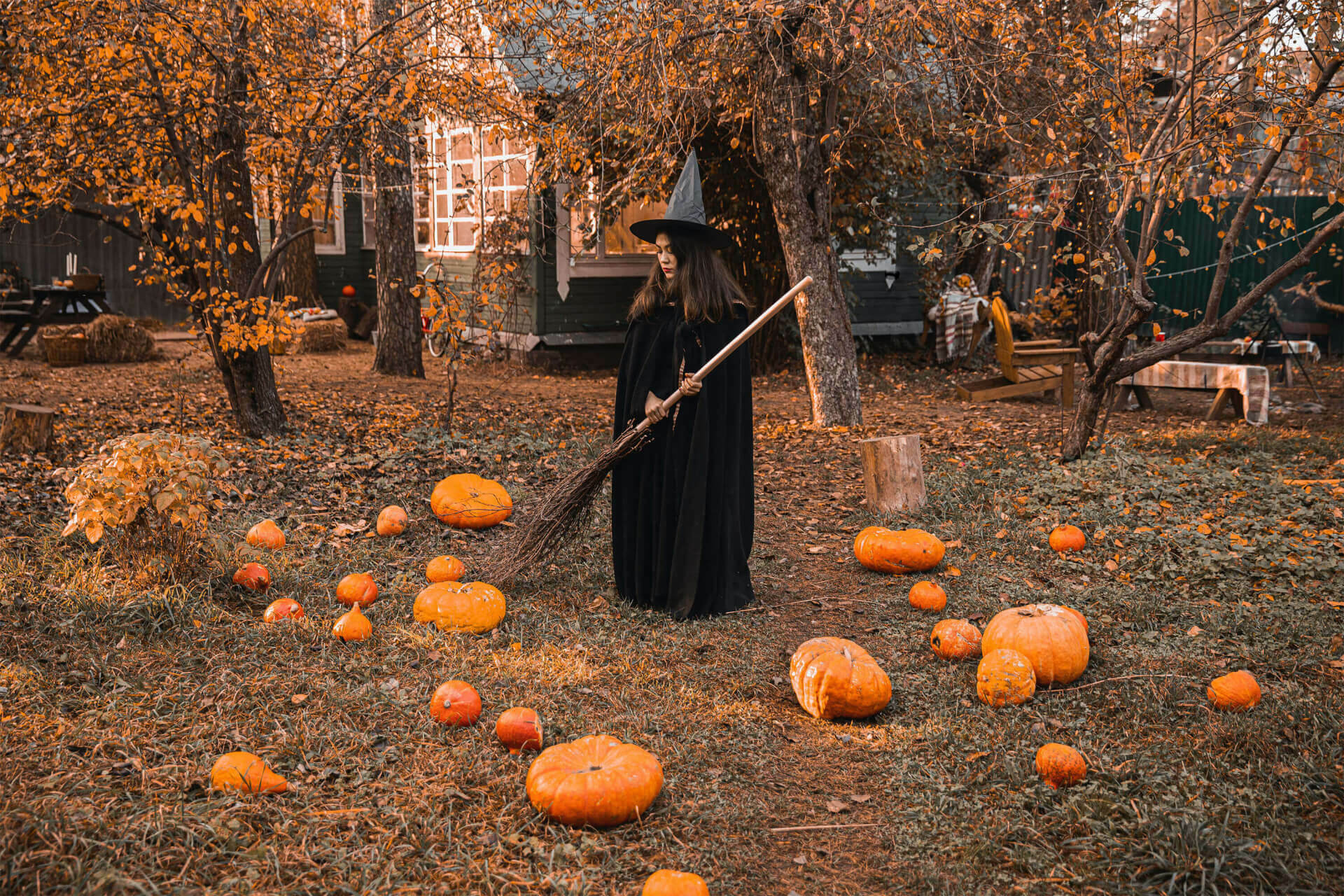 Halloween im eigenen Garten