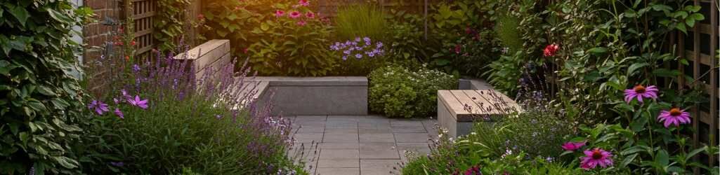 Inspiration: Gestalten Sie einen stimmungsvollen kleinen Garten image
